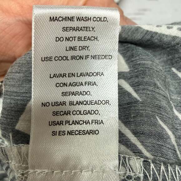 Rachel Zoe Black and White Floral Dress Size M – 3/4 Sleeve - Picture 5 of 8